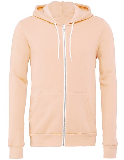 Canvas - Unisex Poly-Cotton Fleece Full-Zip Hoodie