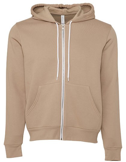 Canvas - Unisex Poly-Cotton Fleece Full-Zip Hoodie