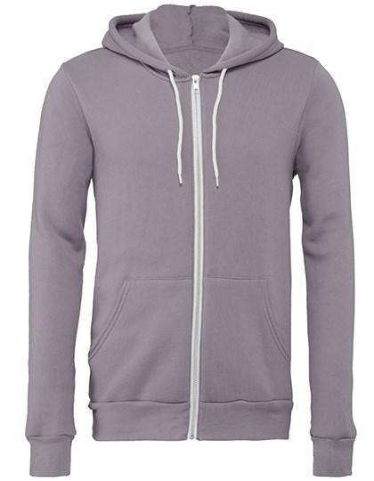 Canvas - Unisex Poly-Cotton Fleece Full-Zip Hoodie