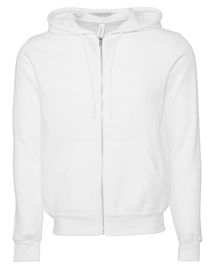 Canvas - Unisex Poly-Cotton Fleece Full-Zip Hoodie