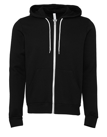 Canvas - Unisex Poly-Cotton Fleece Full-Zip Hoodie