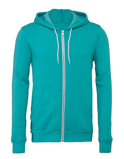 Canvas - Unisex Poly-Cotton Fleece Full-Zip Hoodie