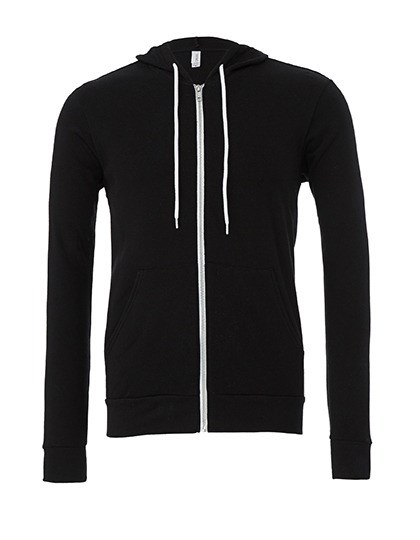 Canvas - Unisex Poly-Cotton Fleece Full-Zip Hoodie