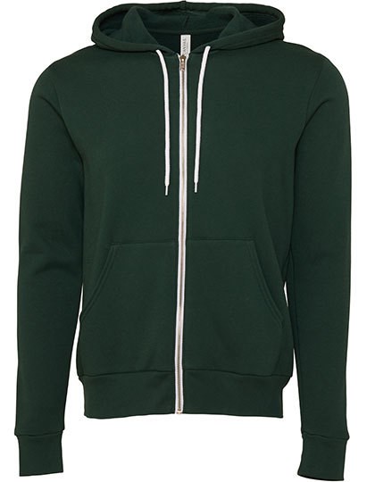 Canvas - Unisex Poly-Cotton Fleece Full-Zip Hoodie